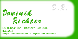 dominik richter business card